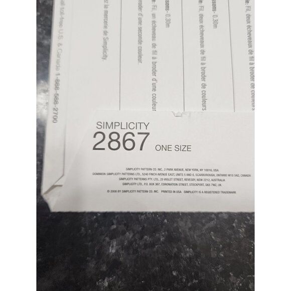 Simplicity 1948 Vintage Reprint Sewing Pattern 2867 UNCUT Baby Booties Moccasins - Picture 2 of 4